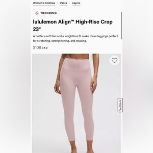 High-Waisted Pink Leggings